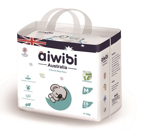 Aiwibi Baby Pants Factory Direct Super Absorption Embossed Tender Topsheet