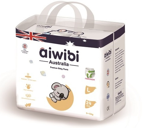 Aiwibi baby pants factory direct waterproof nappies with breathable backsheet