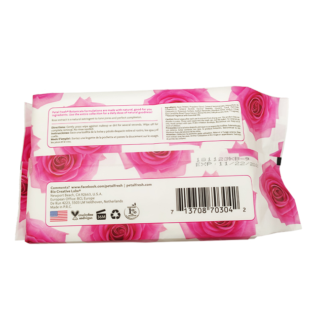 Aiwipes Makeup Remover Wipes with rose scent