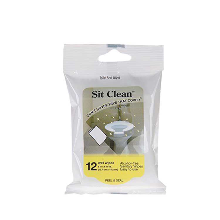 OEM Flushable Toilet Seat Cleaning Hygienic Wipes 