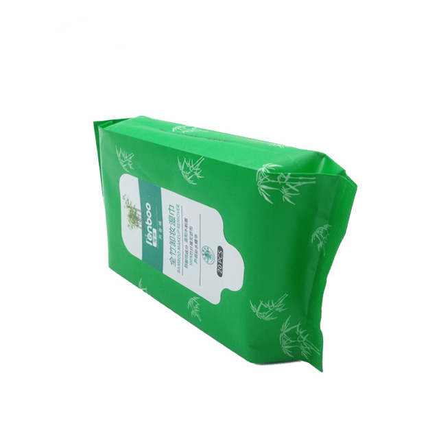 OEM High Quality 100% Bamboo Material Organic Facial Makeup Remover Wipes