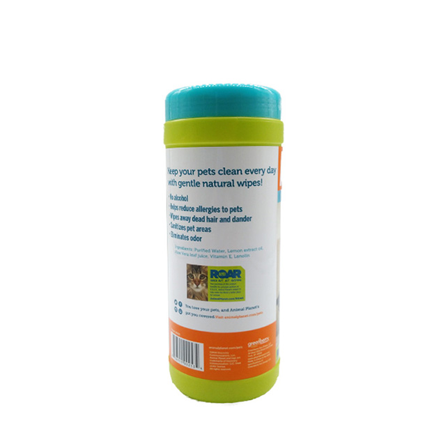 OEM Dog Cat Pet Cleaning Wet Wipes