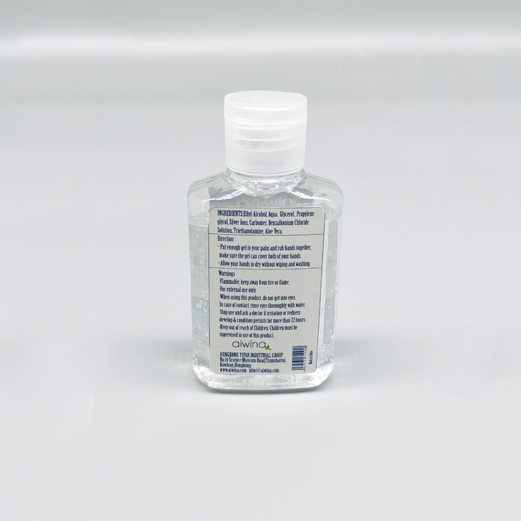  60ml Hand Sanitizer Gel Contain Alcohol