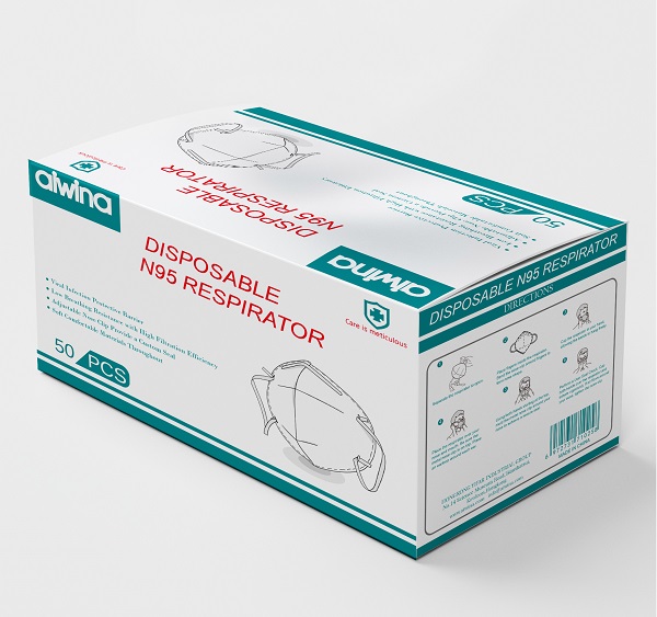 Disposable N95 Respirators with FDA And CE Certificates. 