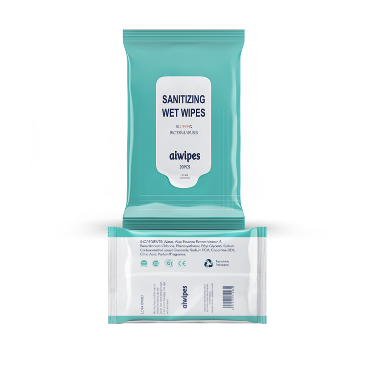 Aiwipes Alcohol Free Antibacterial Disinfecting Wet Wipes