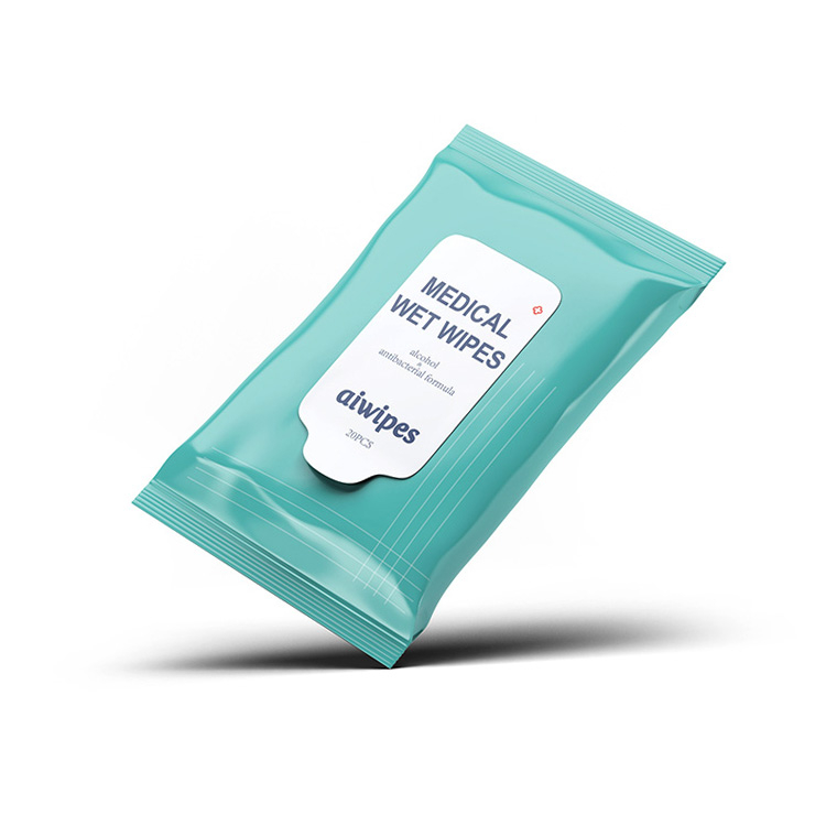 Aiwipes 70% Alcohol Disinfecting Wet Wipes Effectively Prevent Bacteria Virus